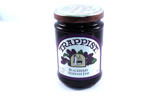 Trappist Blackberry Seedless Jam 12 oz. Jar