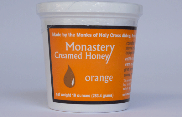 Monastery Creamed Honey Orange 10oz