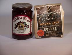 Mocha Java Coffee and Trappist Strawberry Preserves