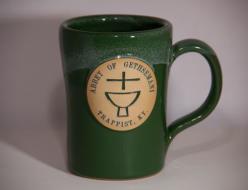 F O R E S T  Green - Abbey Mug with White Marble Top